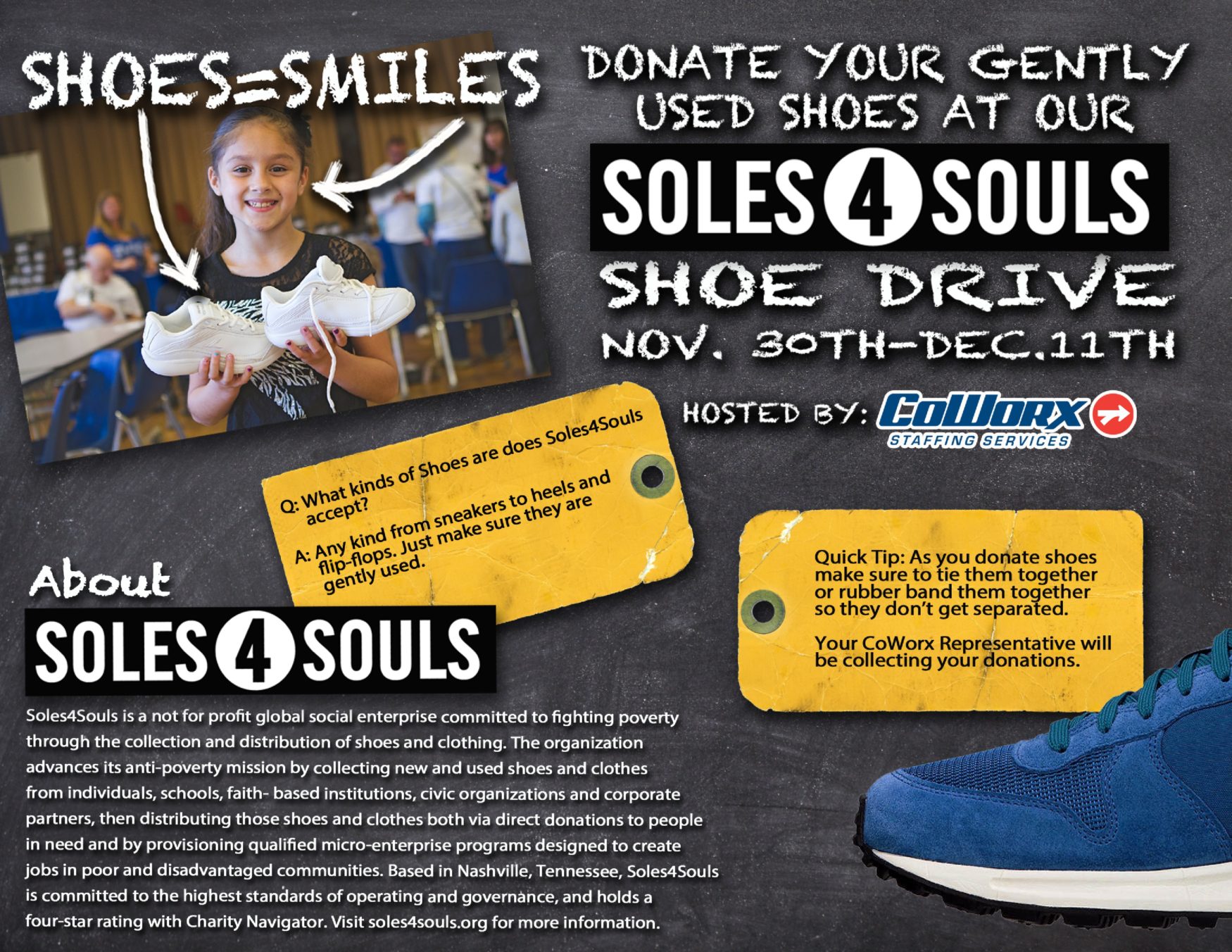 soles4souls shoe drive