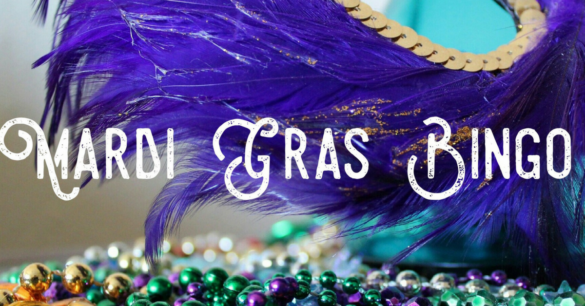 Mardi gras bingo sheets printable