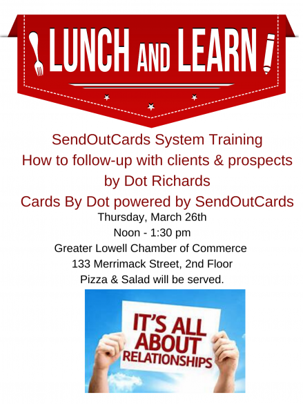 Lunch And Learn flyer